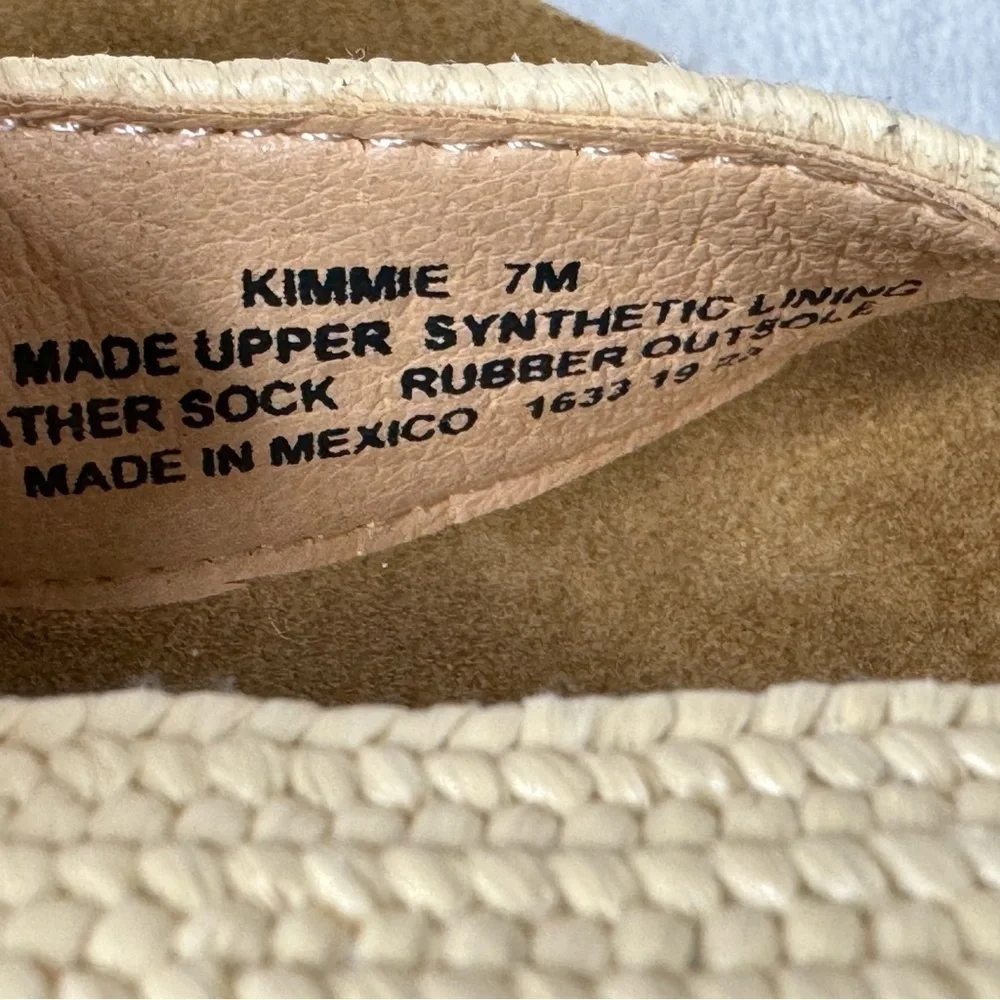 Steve Madden Kimmie Espadrille in Natural Raffia 7